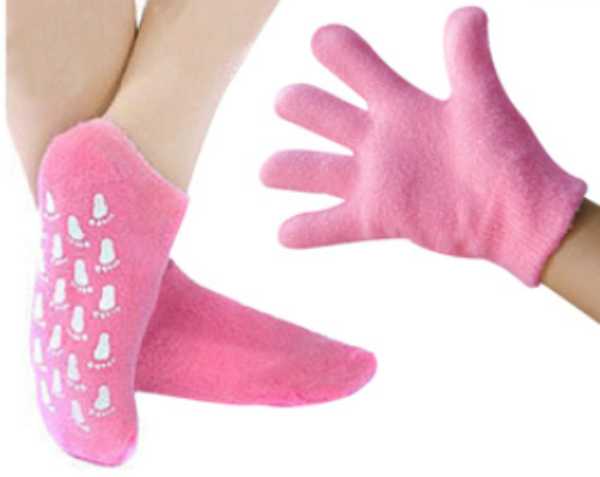 Гелевые носки и перчатки
